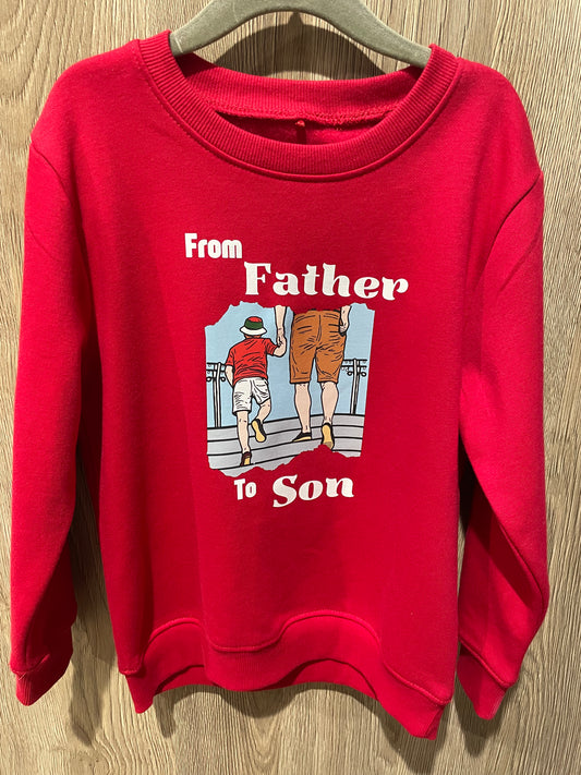 Junior sweatshirt Father to Son
