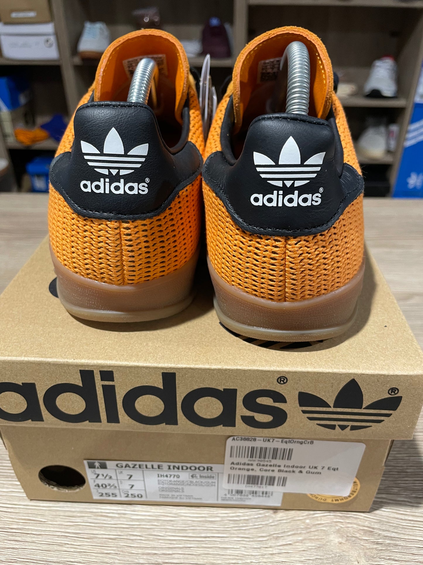 Adidas Gazelle Indoor Trainers - Size UK 7