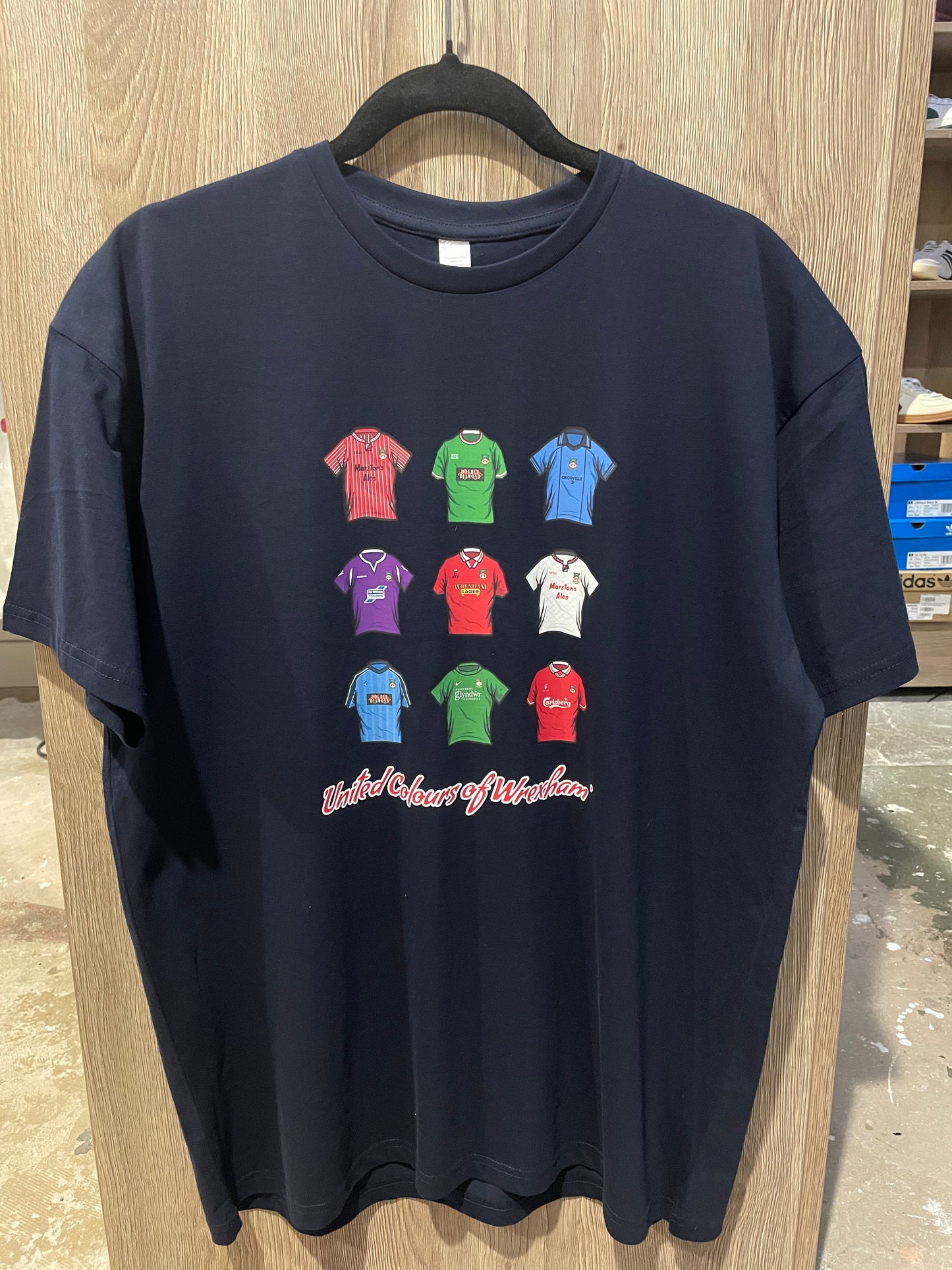 United Colours of Wrexham t-shirt.