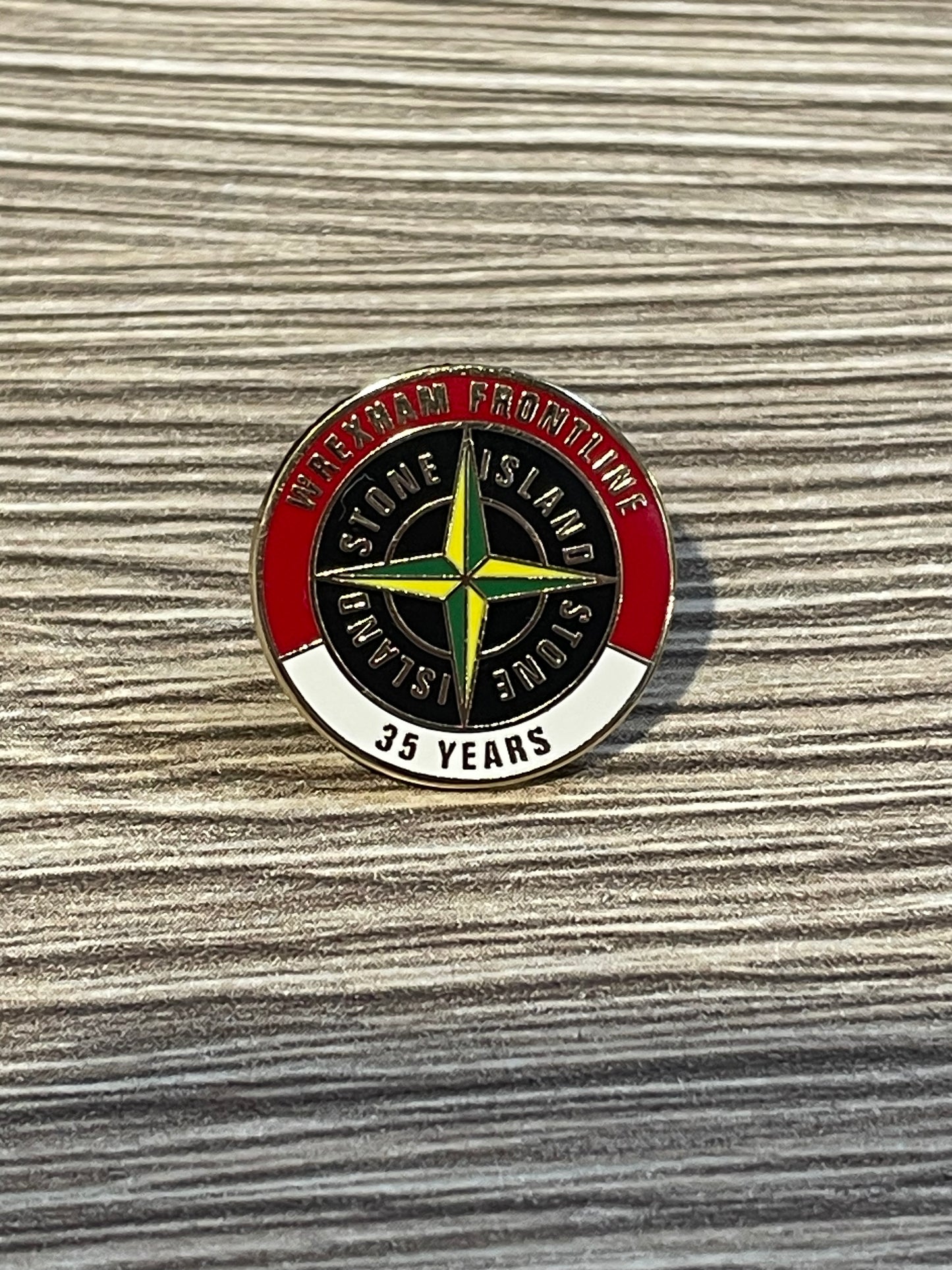 Wrexham Stone Island Pin Badge